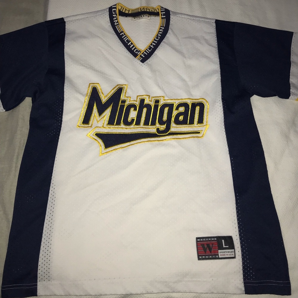 Vintage Michigan Wolverines Jersey